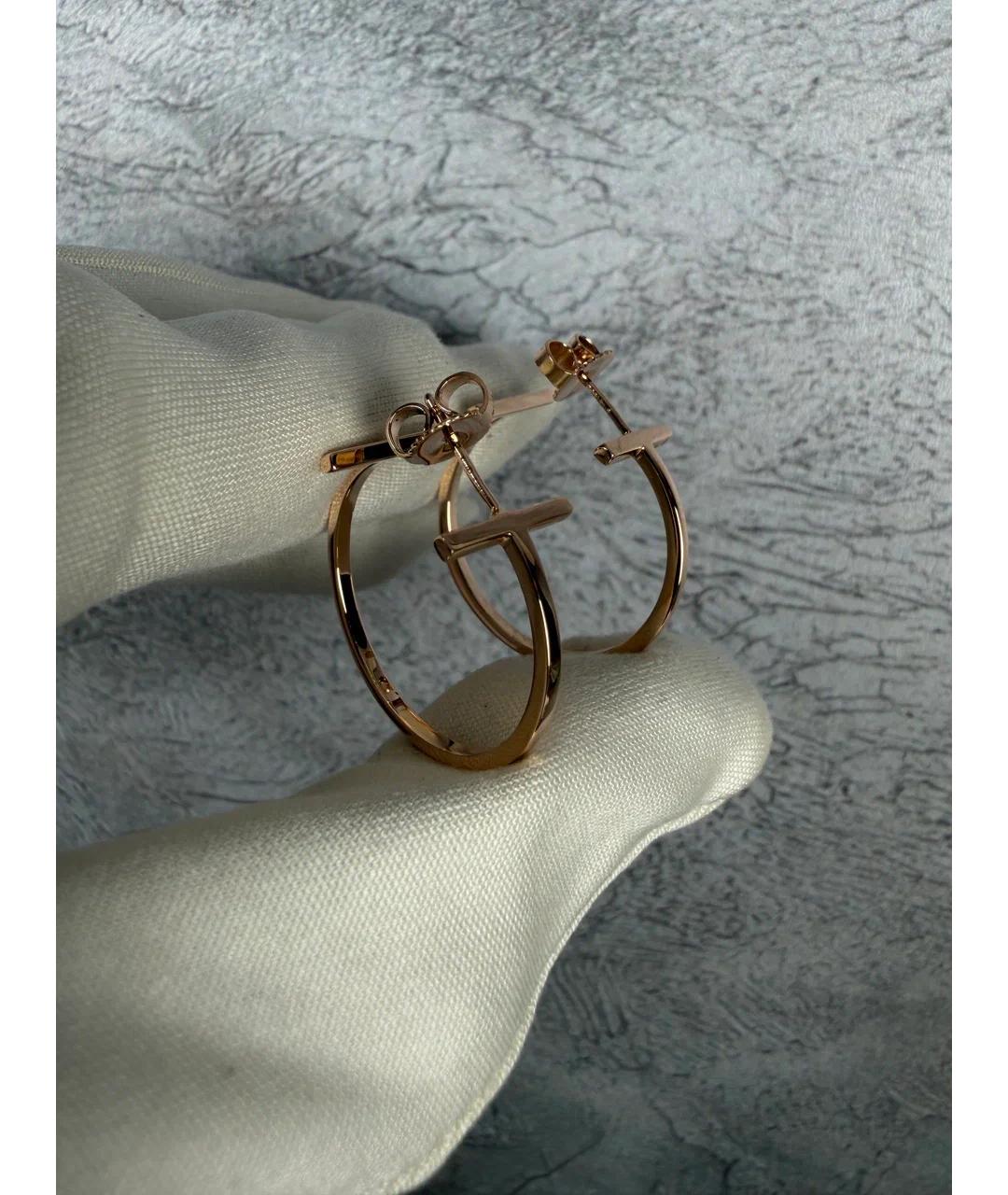 TIFFANY&CO Золотые серьги из розового золота, фото 3