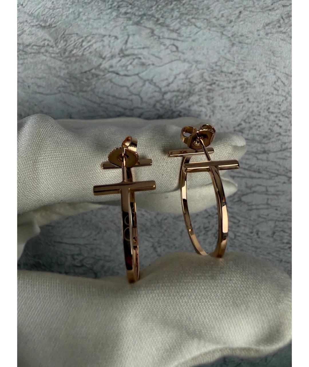 TIFFANY&CO Золотые серьги из розового золота, фото 2