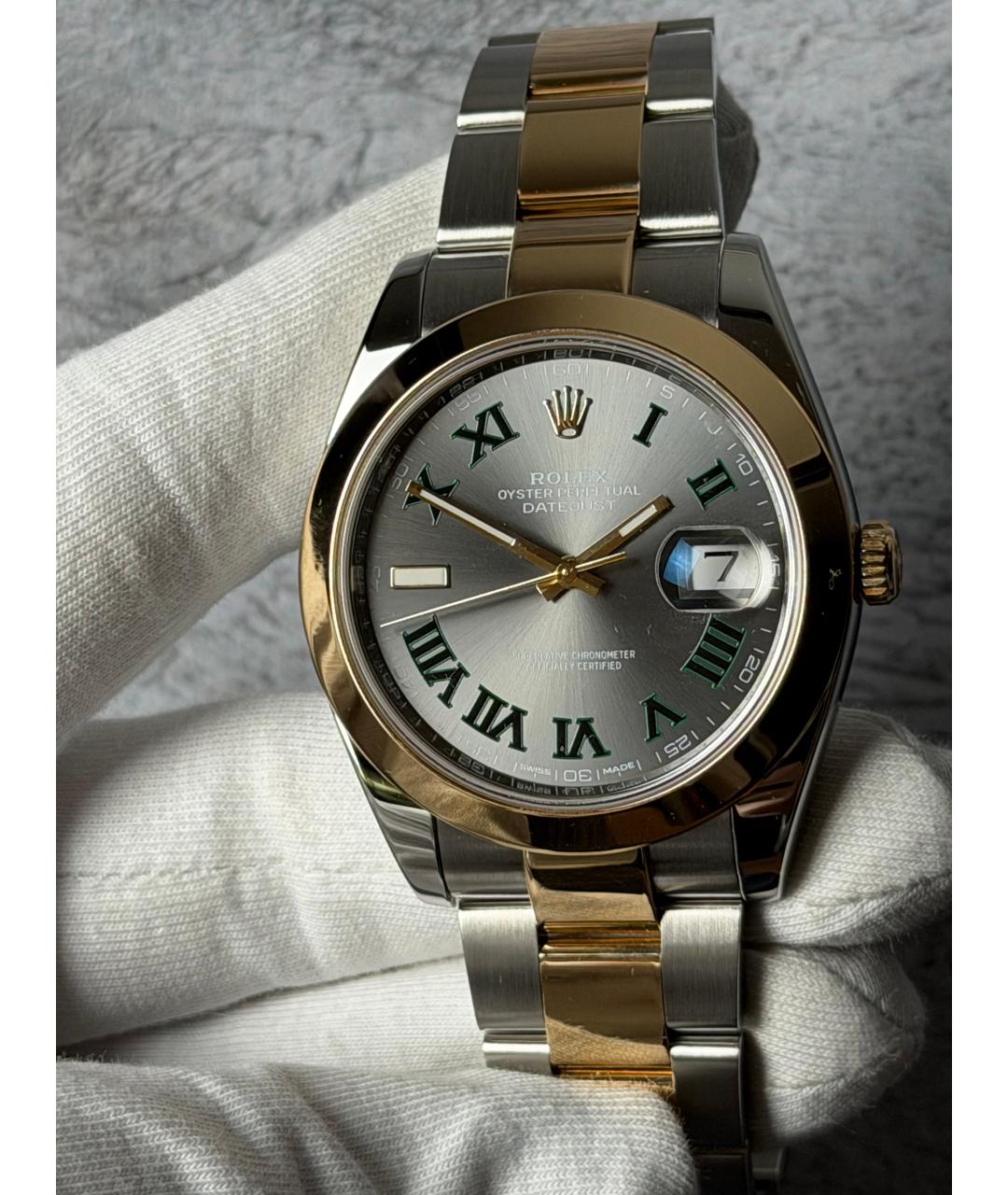 ROLEX Серые часы, фото 2
