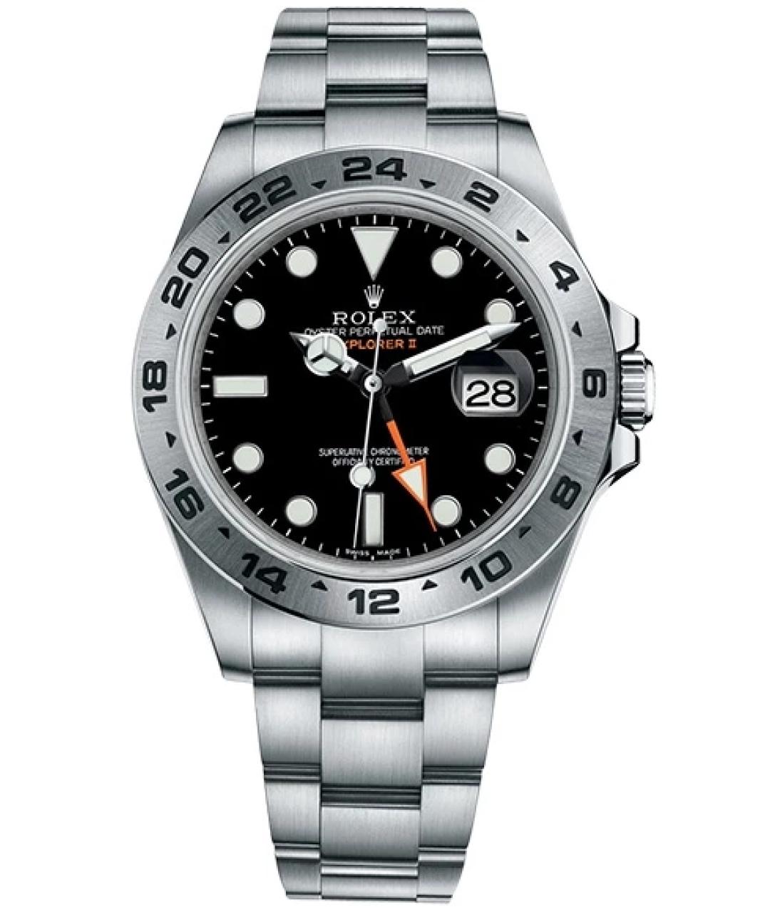 ROLEX Черные часы, фото 1