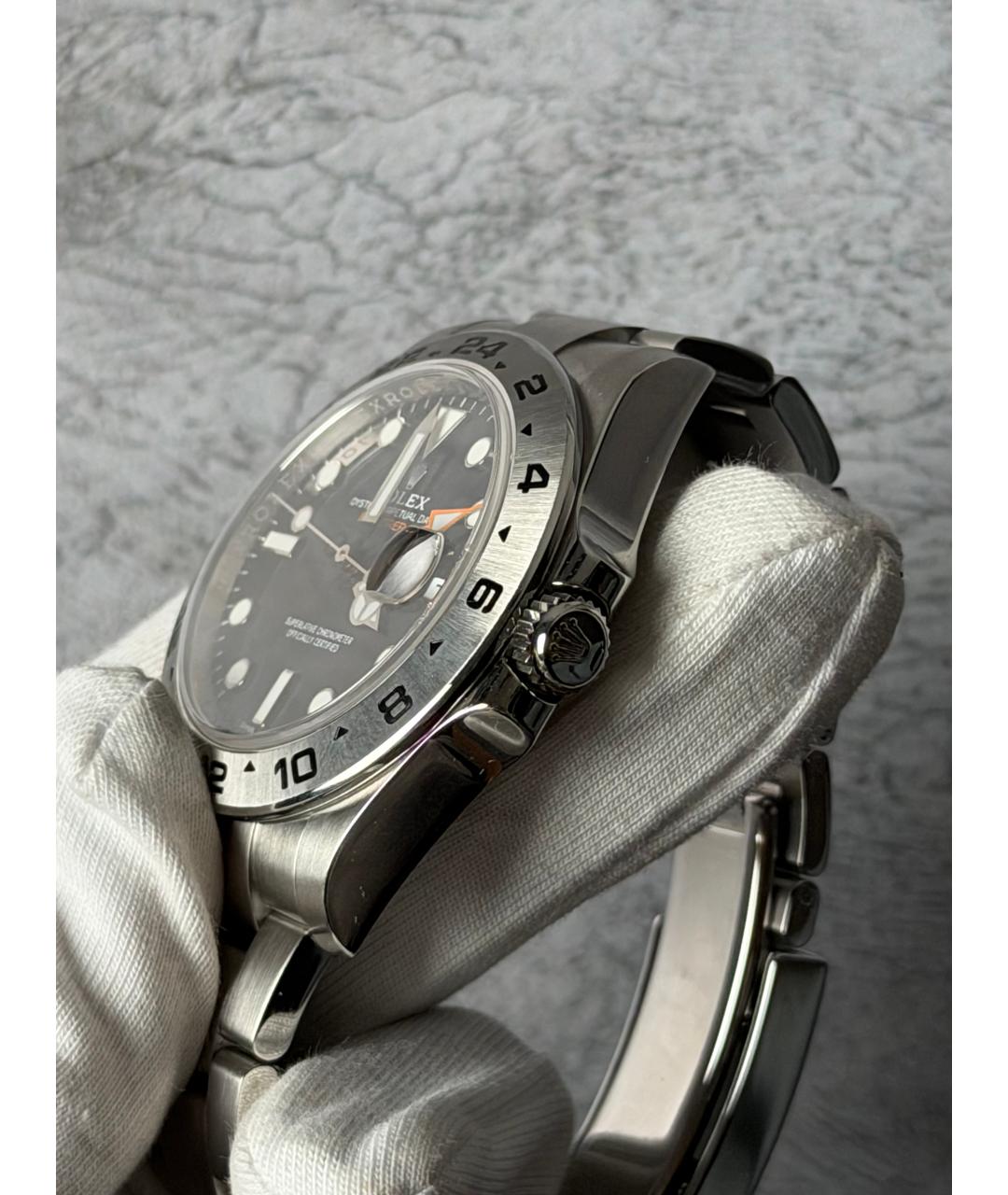 ROLEX Черные часы, фото 4