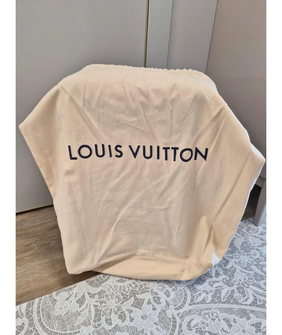 LOUIS VUITTON Коричневый чемодан, фото 5