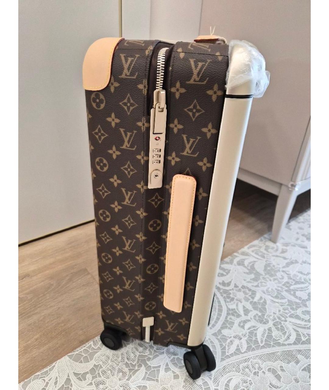 LOUIS VUITTON Коричневый чемодан, фото 2