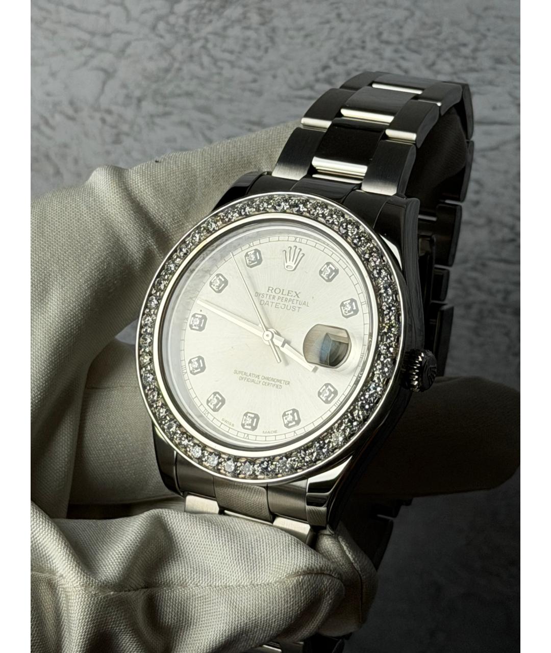 ROLEX Серые часы, фото 3