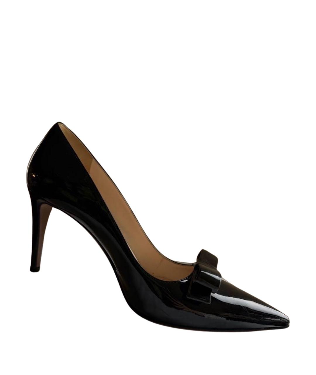 PRADA Черные туфли из лакированной кожи, фото 1