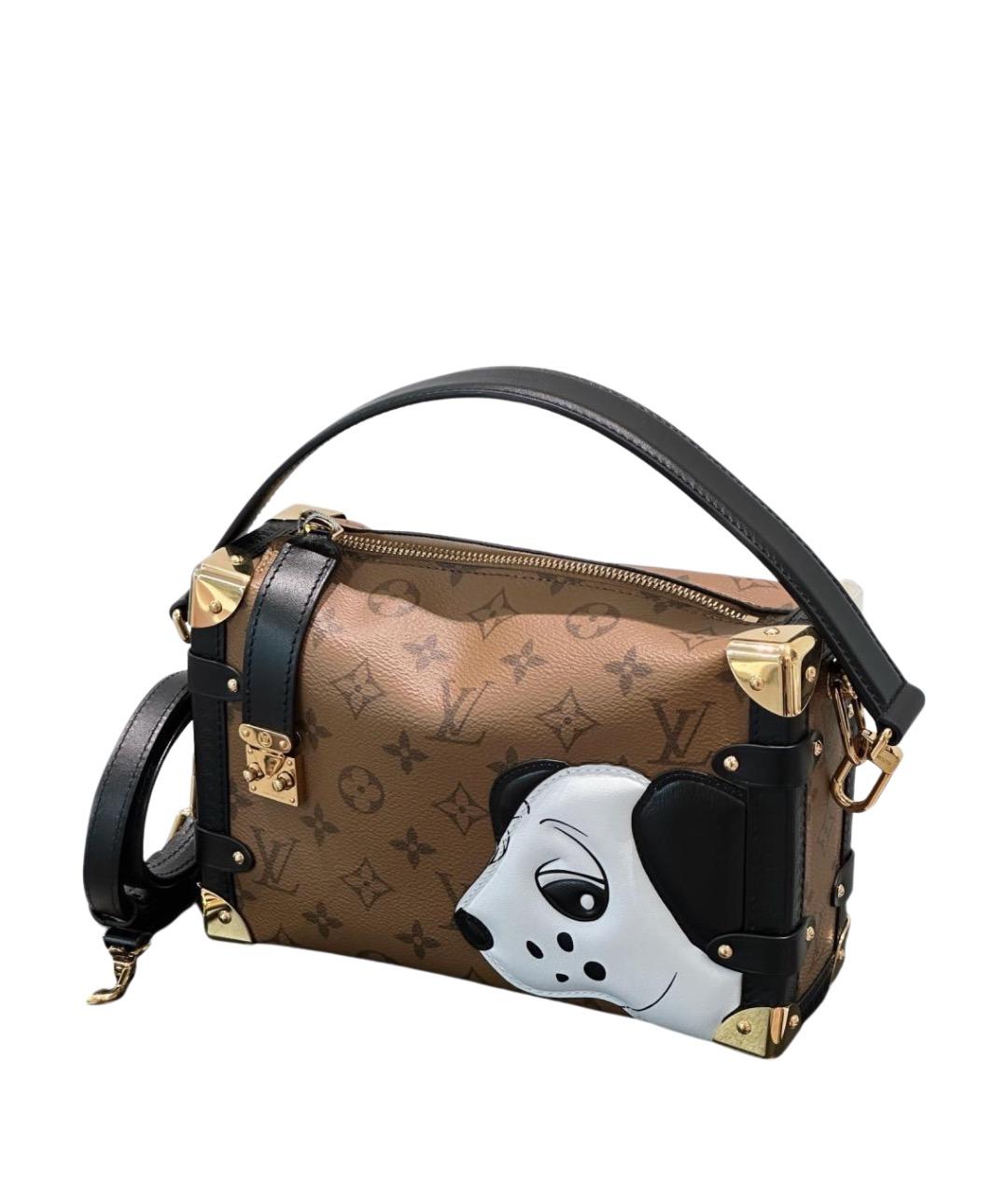 LOUIS VUITTON Коричневая сумка с короткими ручками, фото 1
