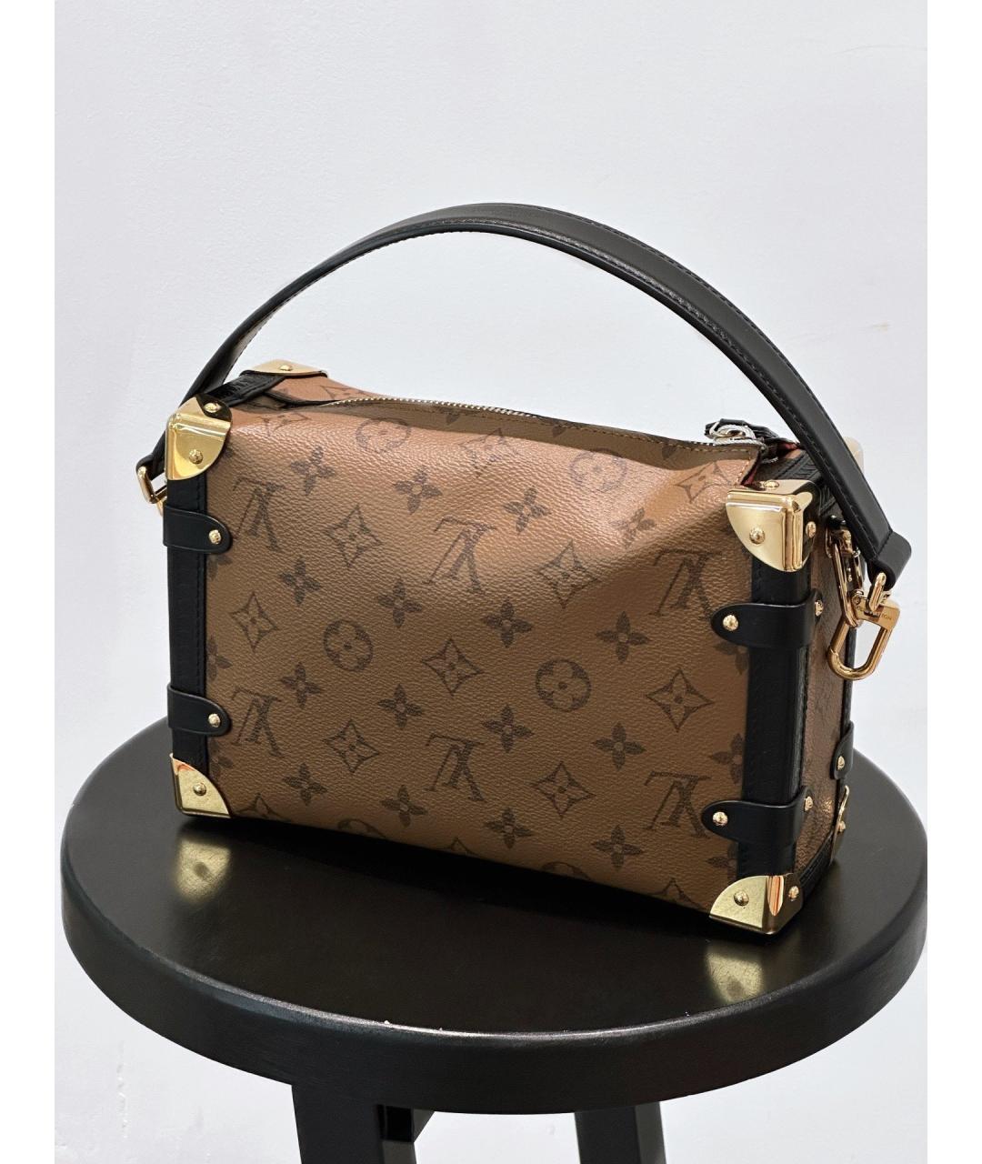 LOUIS VUITTON Коричневая сумка с короткими ручками, фото 2