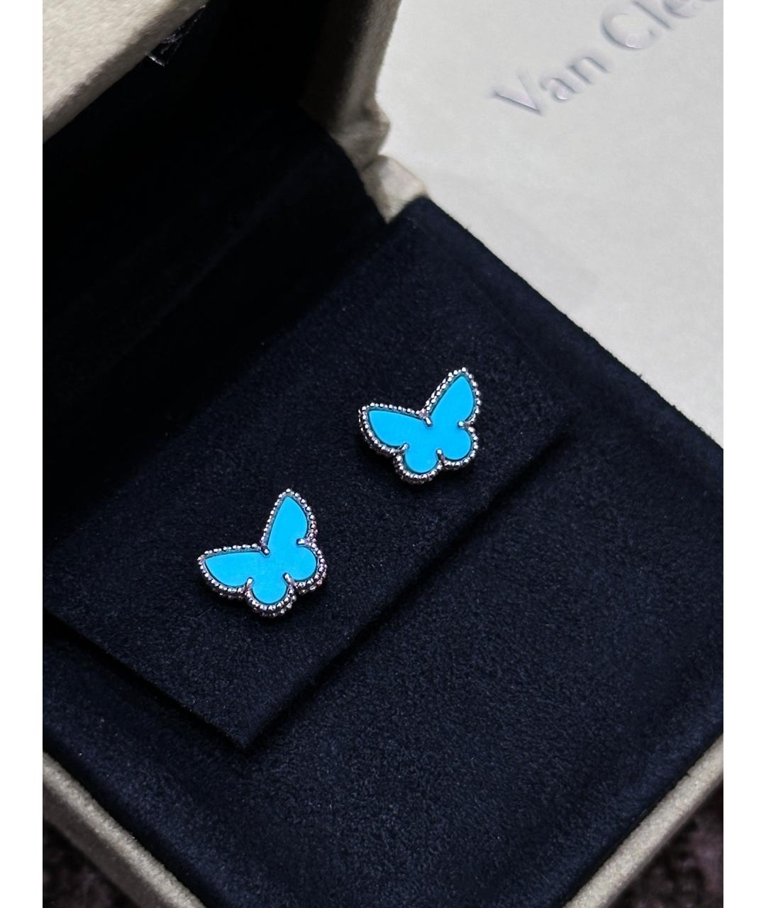 VAN CLEEF & ARPELS Серебряные серьги из белого золота, фото 2