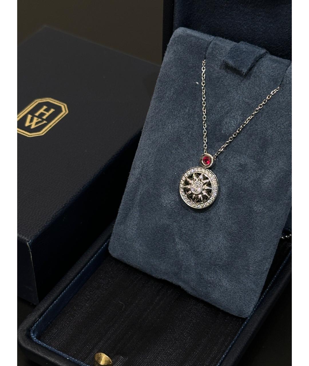 Harry Winston Серебряное платиновое колье, фото 2