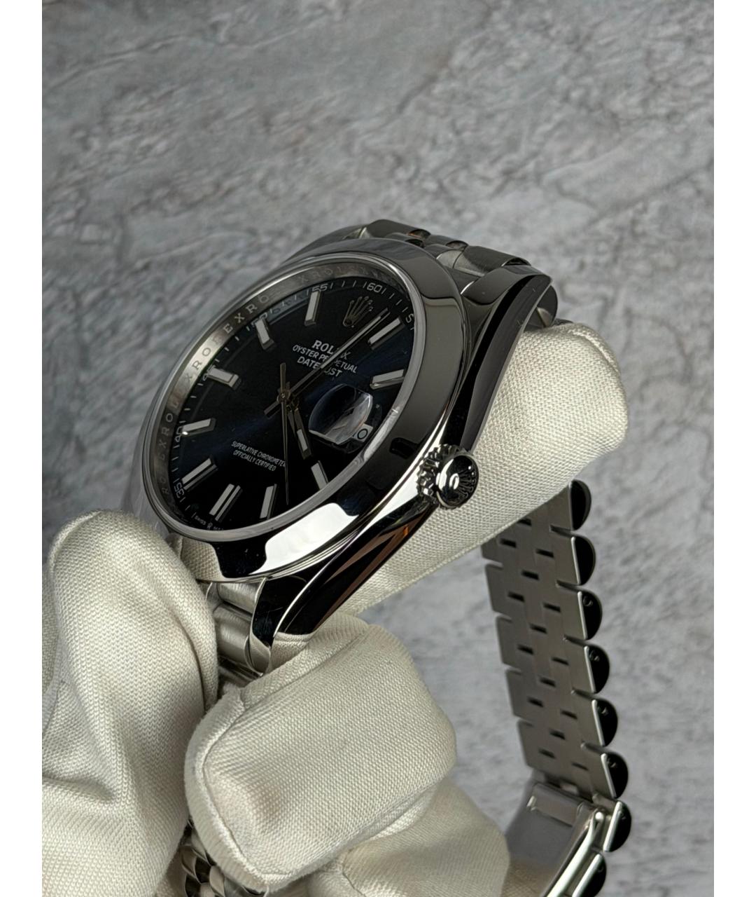 ROLEX Темно-синие часы, фото 5