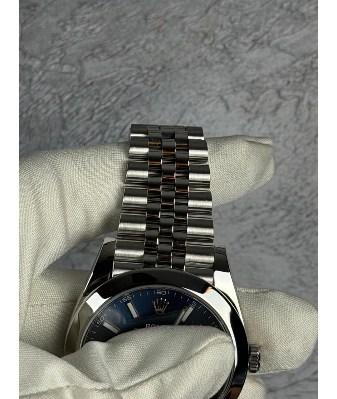 ROLEX Темно-синие часы, фото 8