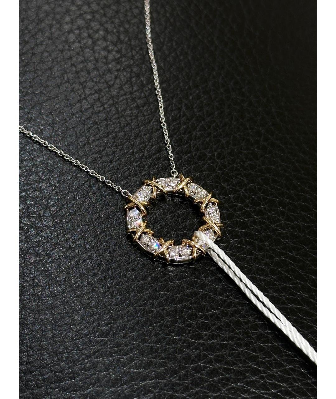 TIFFANY&CO Серебряное платиновое колье, фото 2