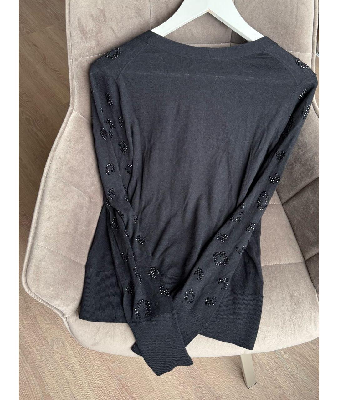 JUICY COUTURE Черный вискозный кардиган, фото 2