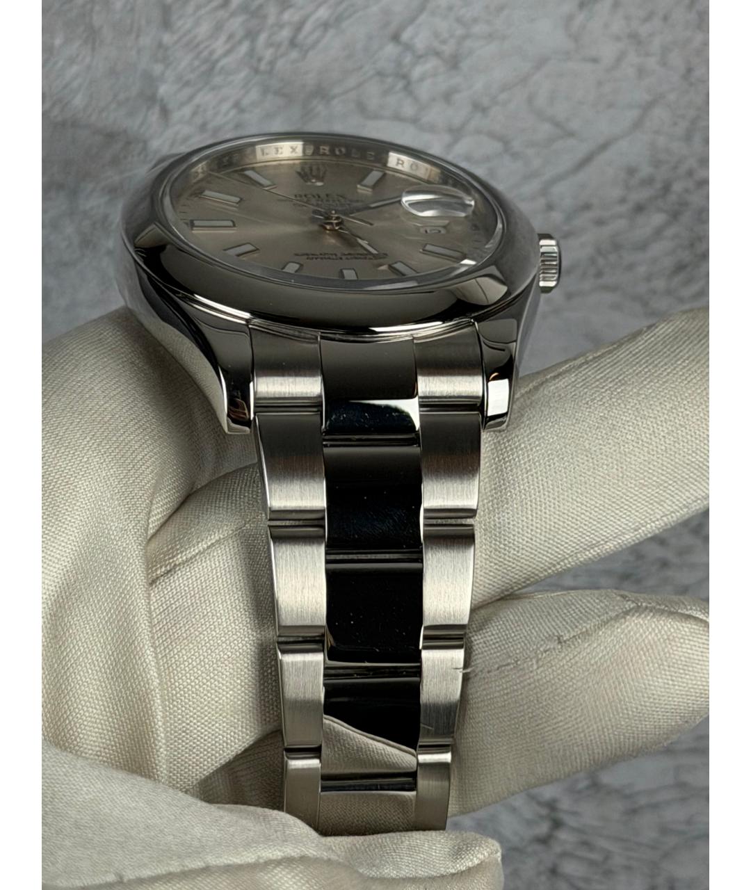 ROLEX Серебряные часы, фото 6