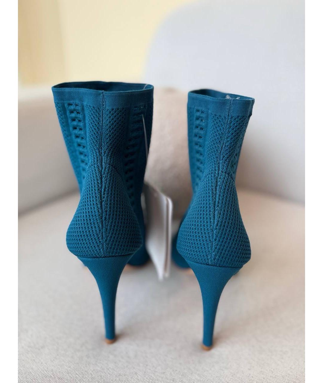 GIANVITO ROSSI Синие ботильоны, фото 4