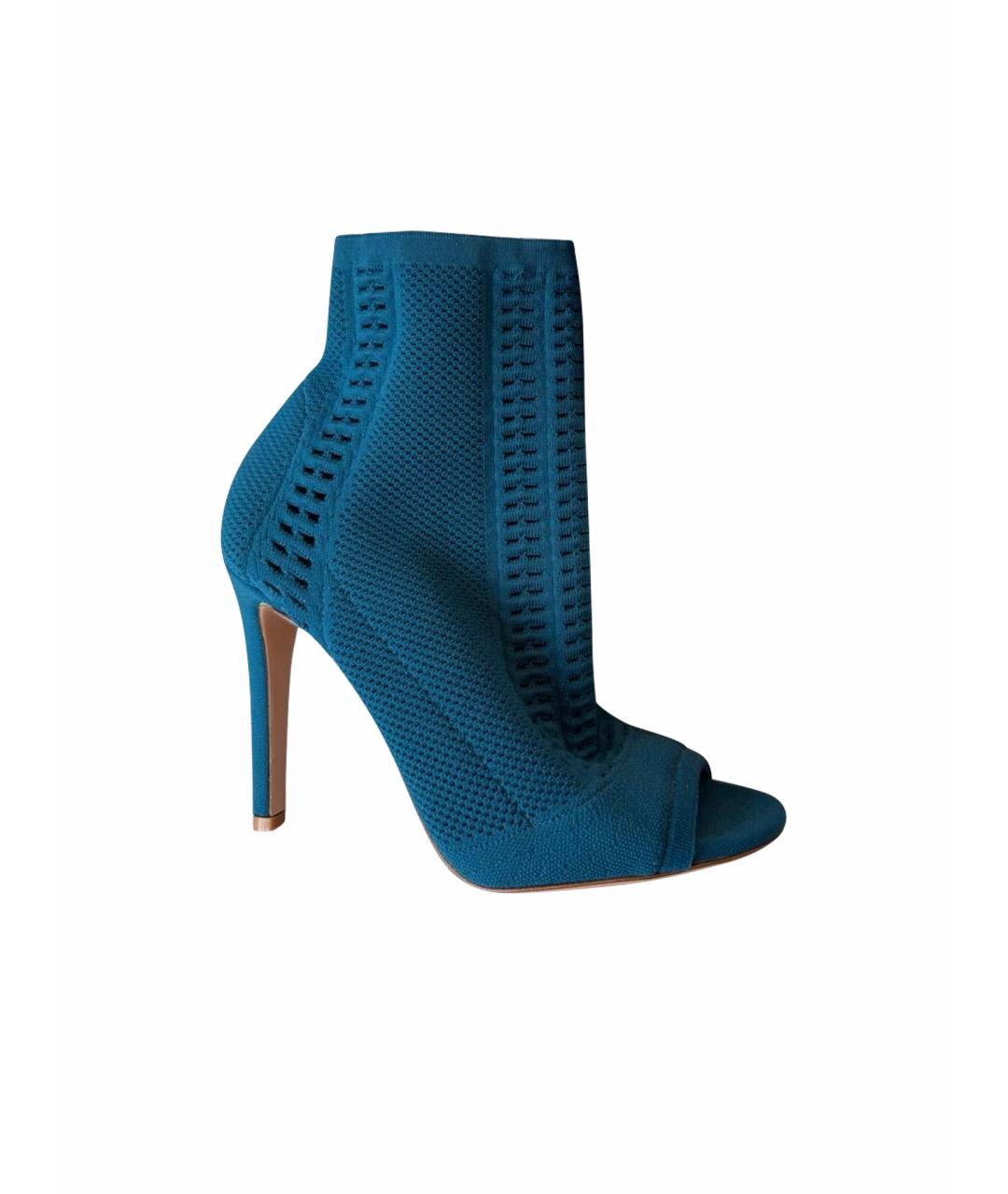 GIANVITO ROSSI Синие ботильоны, фото 1