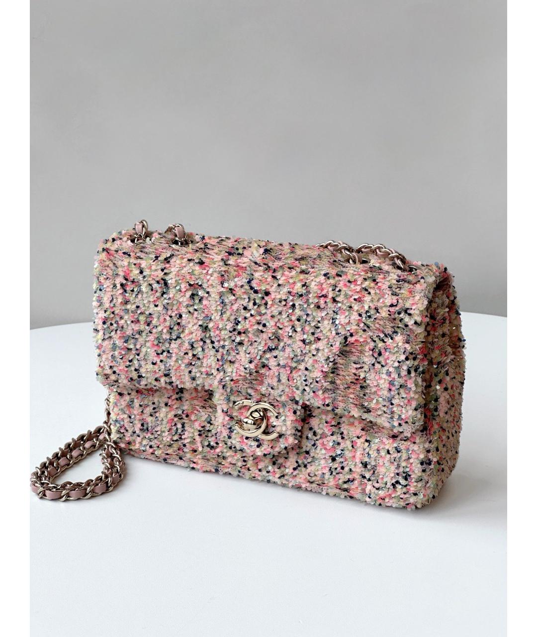 CHANEL Розовая сумка через плечо, фото 3