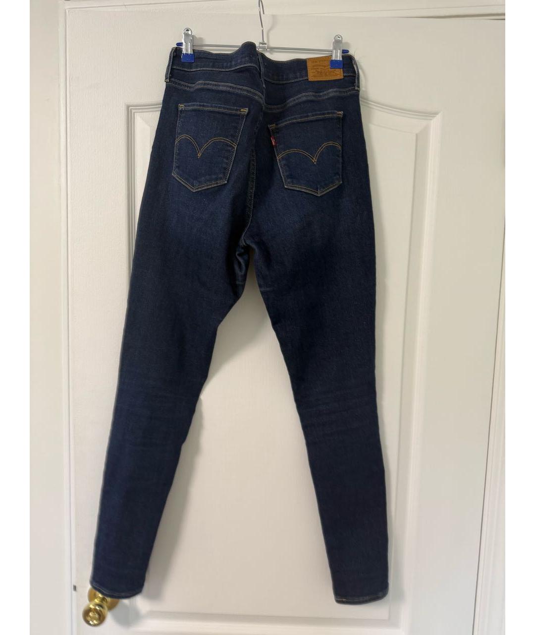 LEVI'S Синие хлопко-эластановые джинсы слим, фото 2