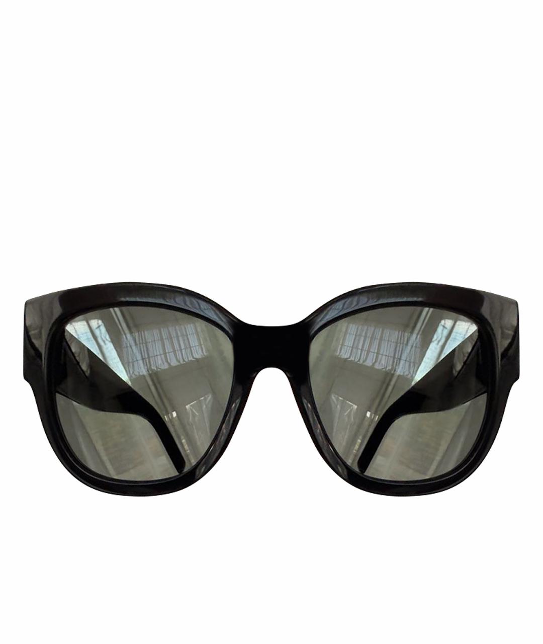 SAINT LAURENT Черные пластиковые солнцезащитные очки, фото 1