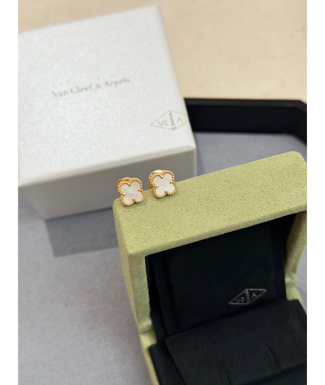 VAN CLEEF & ARPELS Золотые серьги из желтого золота, фото 2