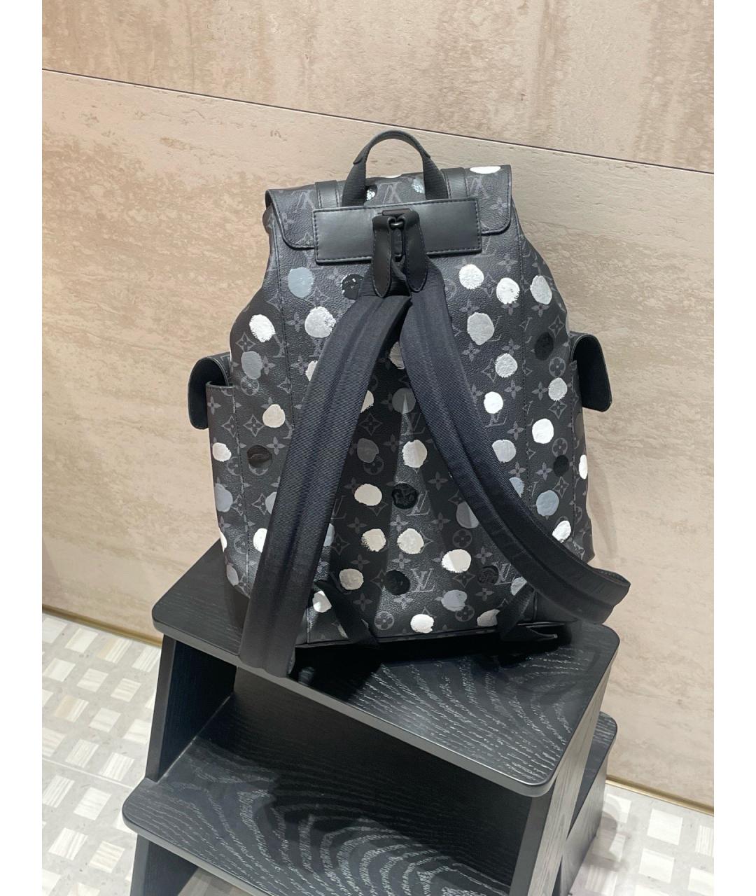 LOUIS VUITTON Черный рюкзак, фото 4