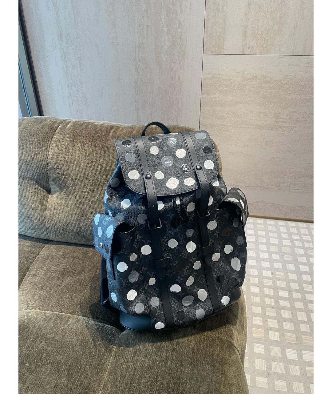 LOUIS VUITTON Черный рюкзак, фото 5