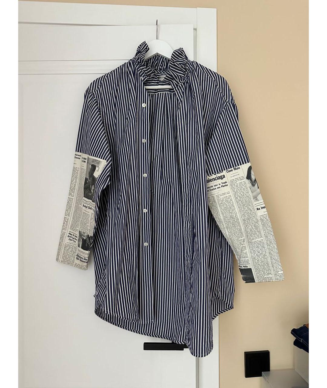BALENCIAGA Синяя рубашка, фото 8
