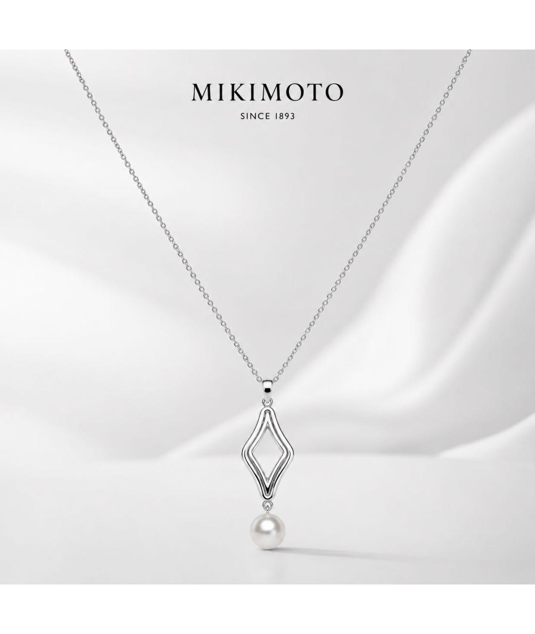 Mikimoto Серебряное серебряное колье, фото 4