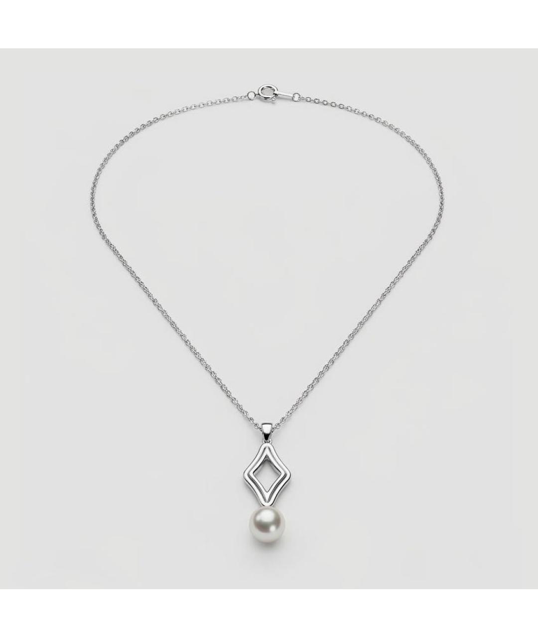 Mikimoto Серебряное серебряное колье, фото 2