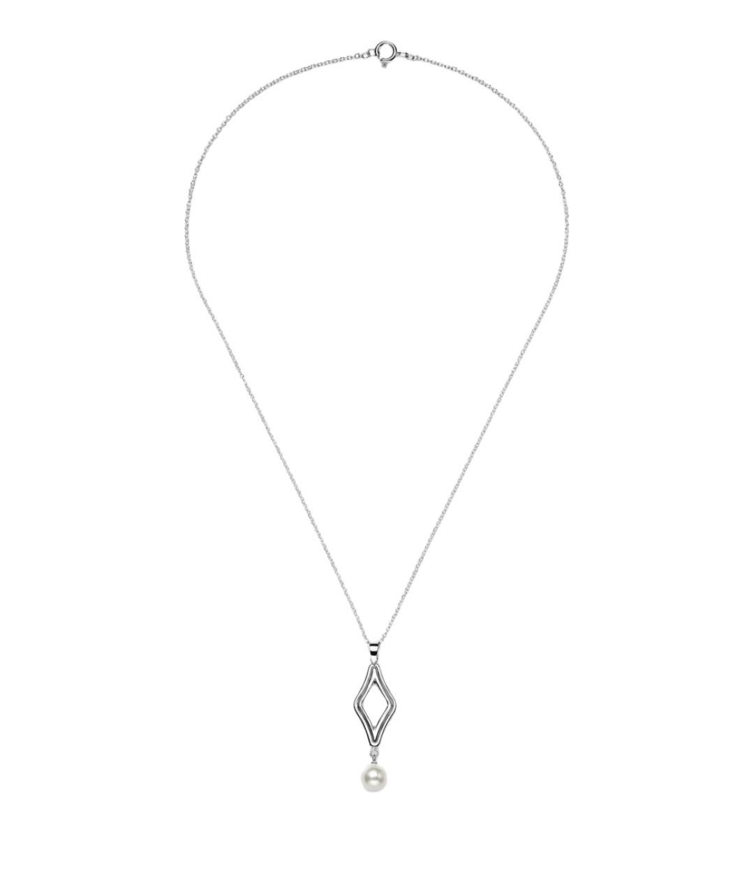 Mikimoto Серебряное серебряное колье, фото 1