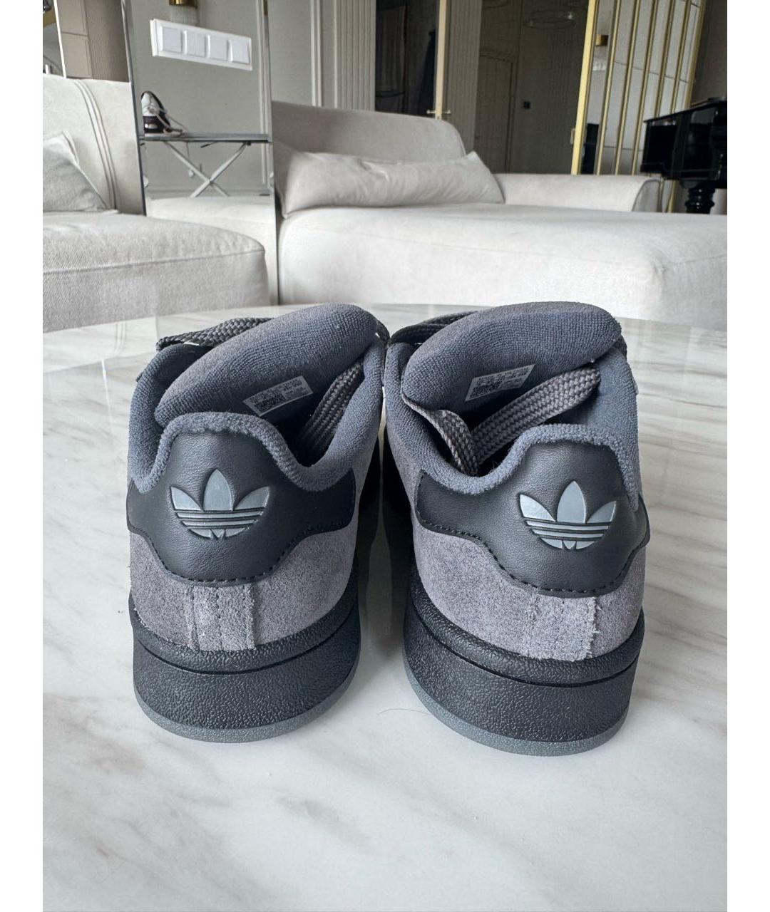 ADIDAS Серые замшевые кеды, фото 4