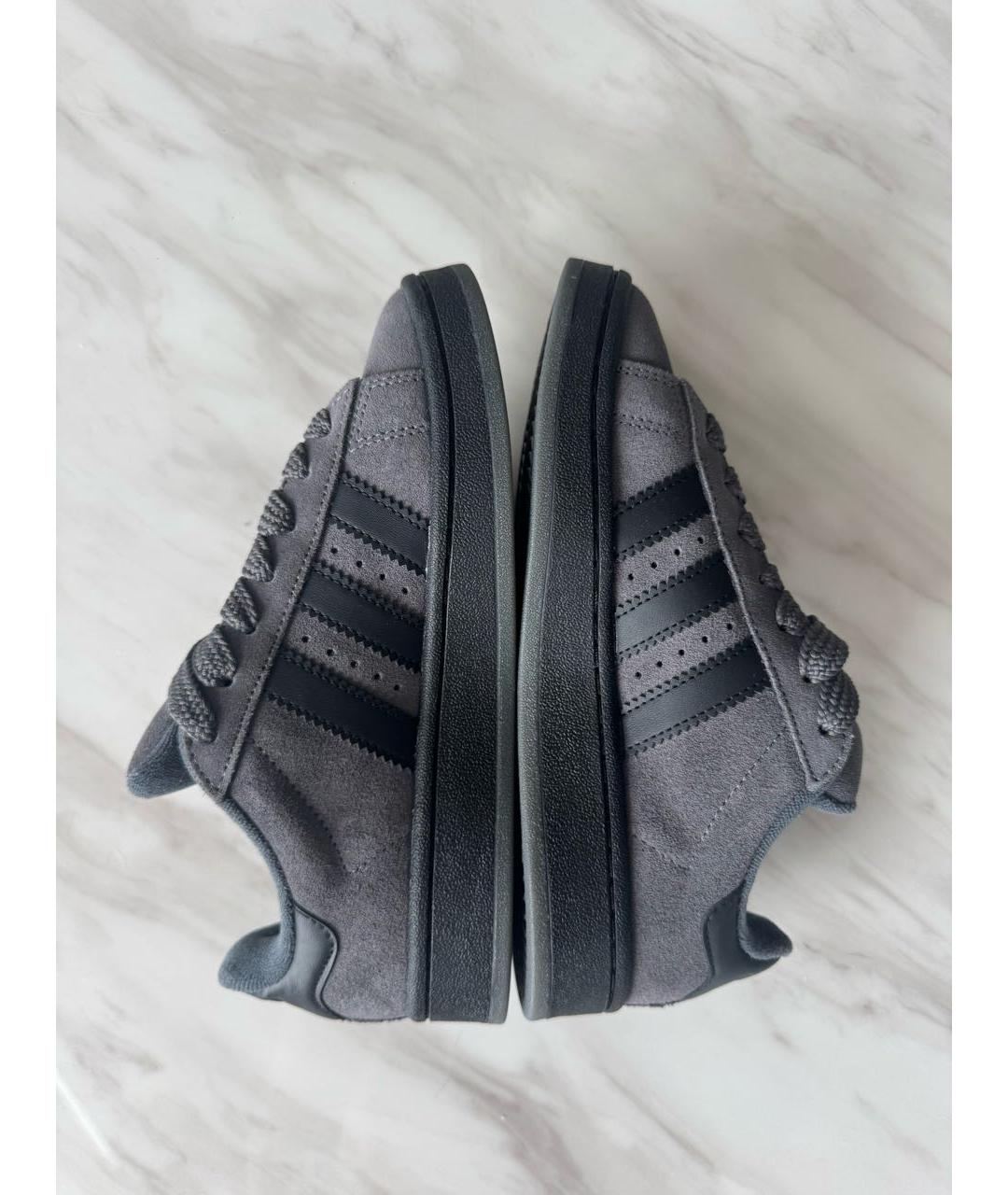 ADIDAS Серые замшевые кеды, фото 2