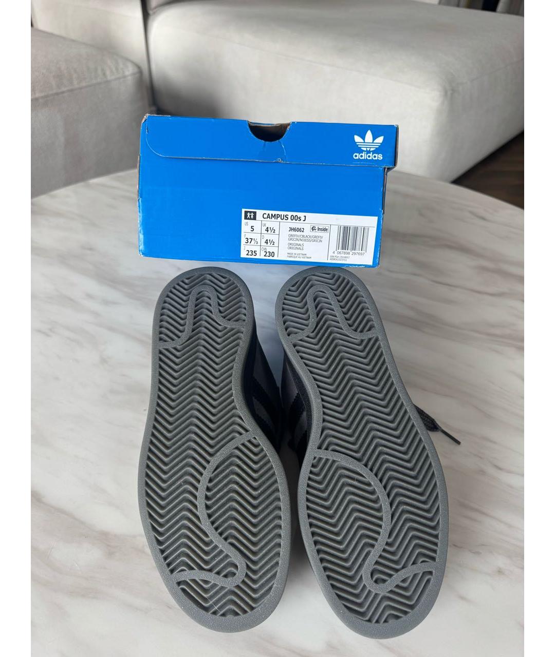 ADIDAS Серые замшевые кеды, фото 6