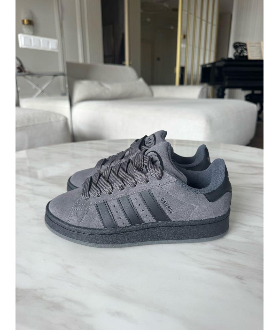 ADIDAS Серые замшевые кеды, фото 7