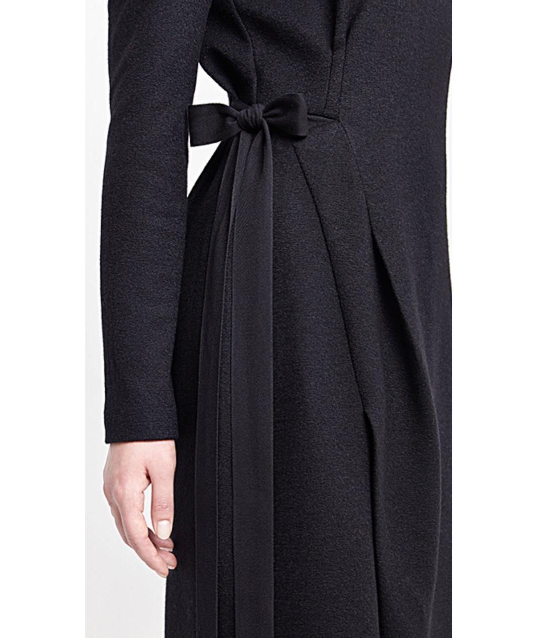 ERMANNO SCERVINO Черное шерстяное вечернее платье, фото 4