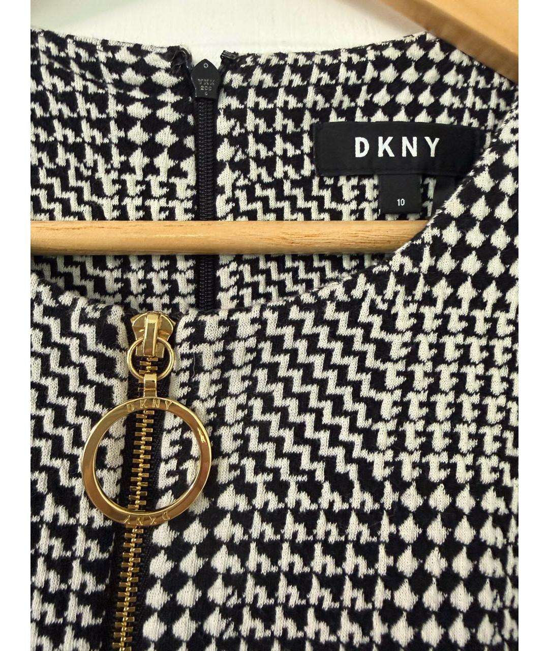DKNY Серое хлопковое повседневное платье, фото 3