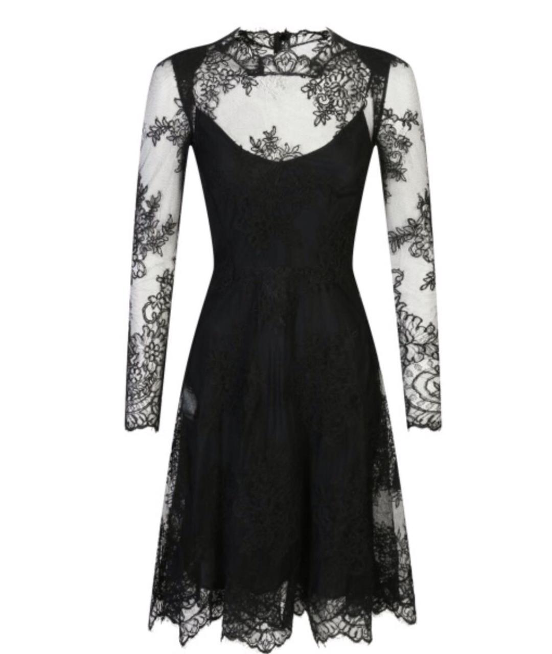 ERMANNO SCERVINO Черное вискозное вечернее платье, фото 1