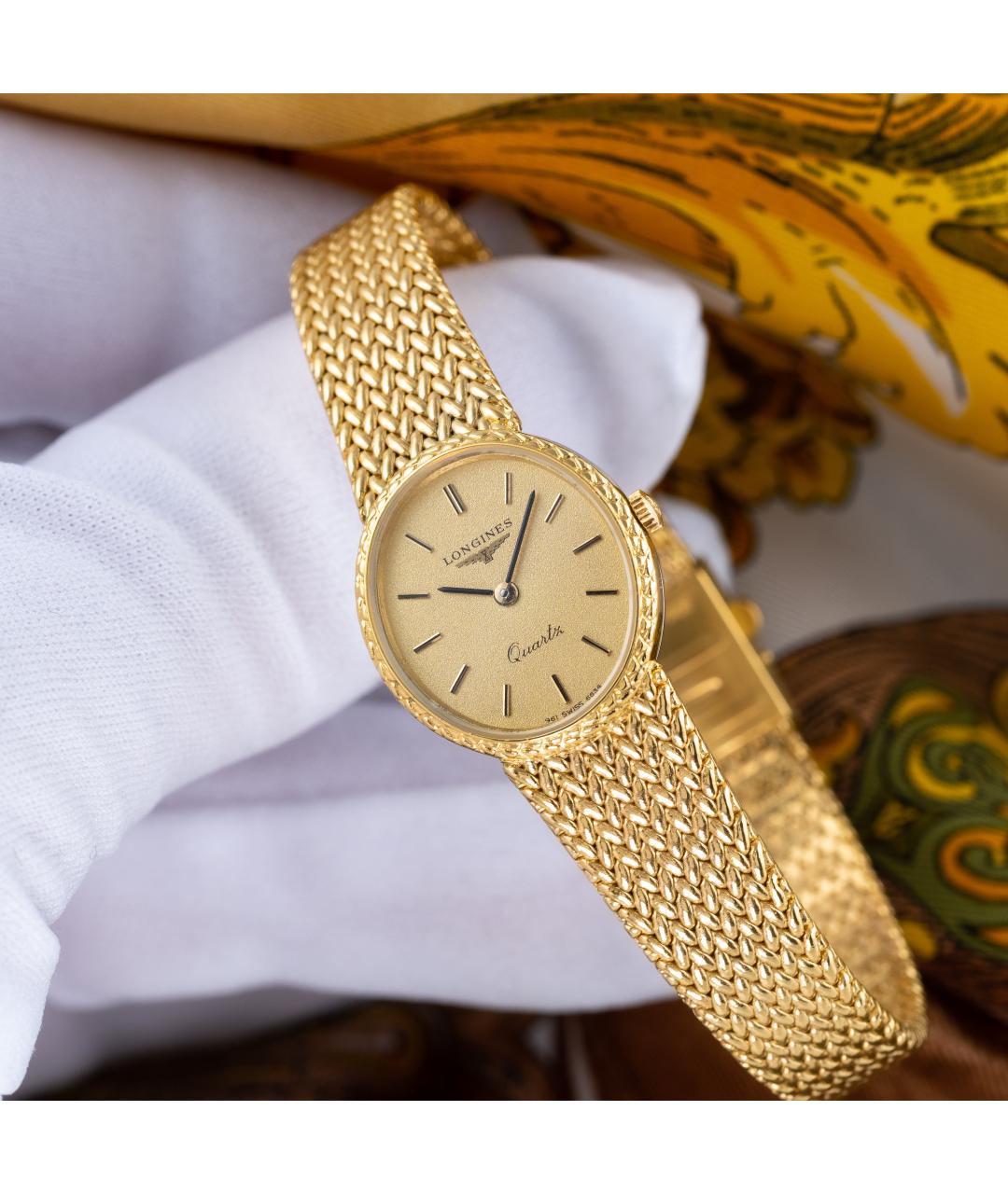 LONGINES Золотые часы, фото 2
