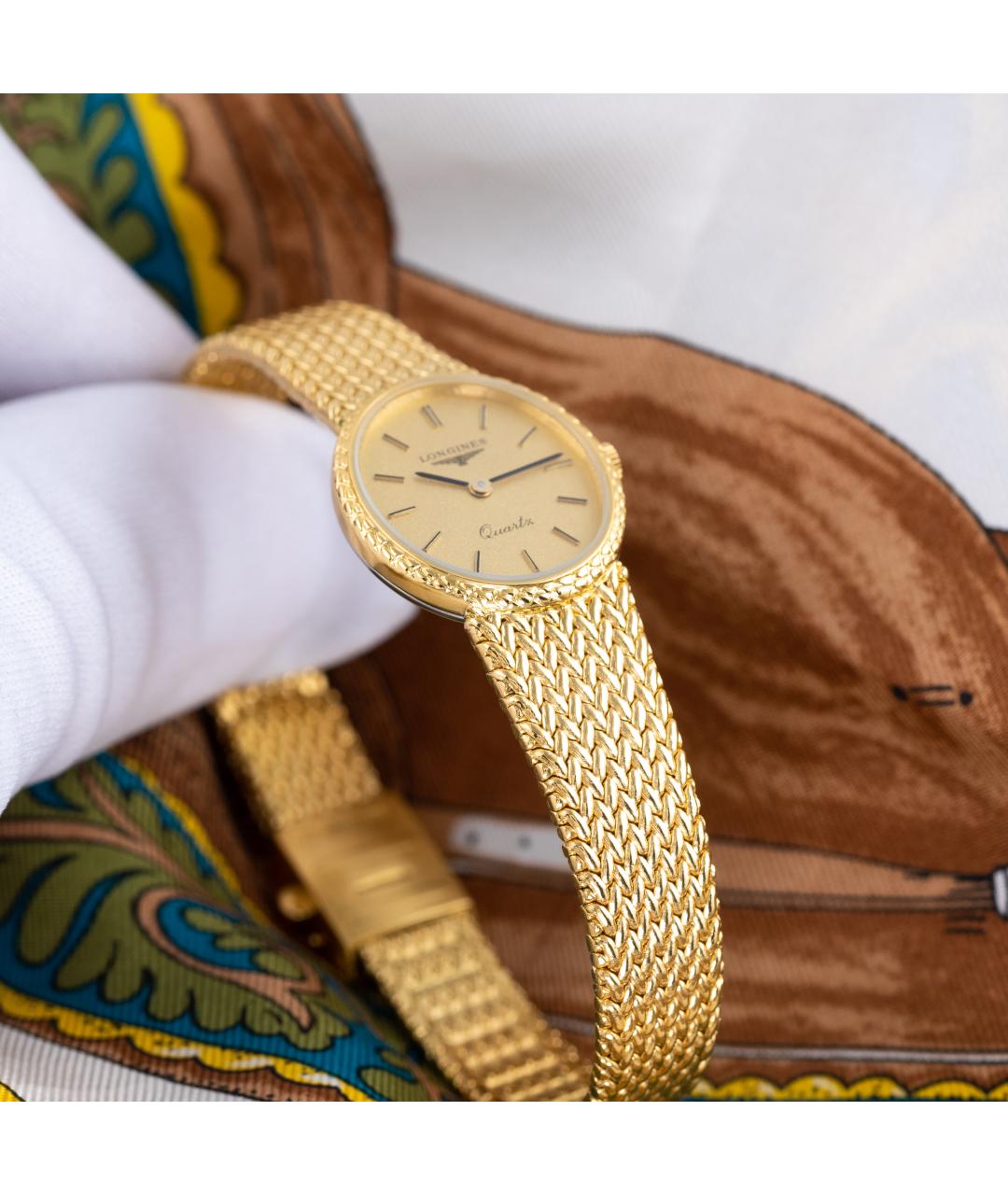 LONGINES Золотые часы, фото 6