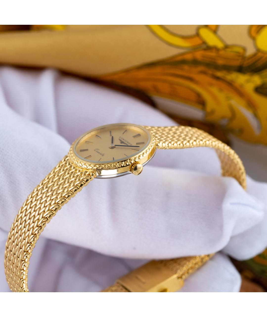 LONGINES Золотые часы, фото 3