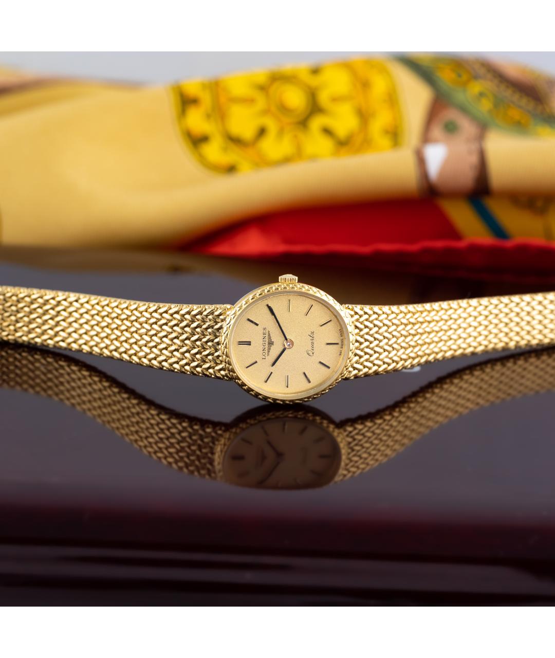 LONGINES Золотые часы, фото 8