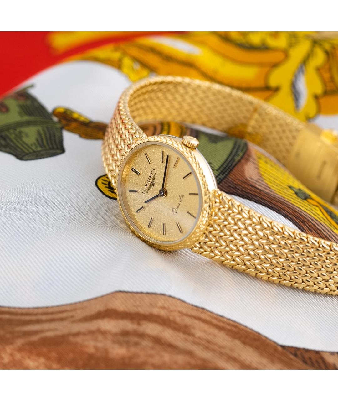 LONGINES Золотые часы, фото 4