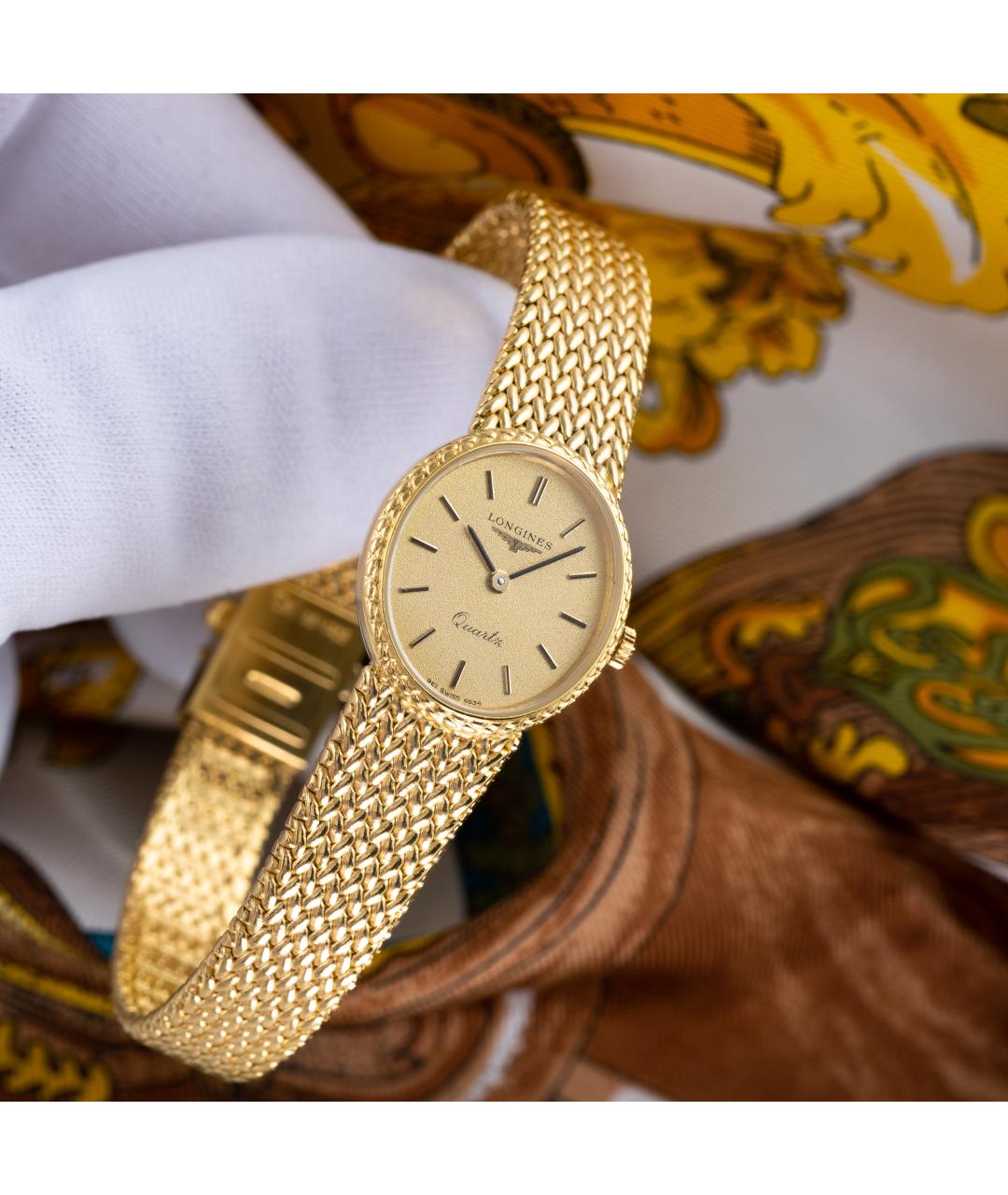 LONGINES Золотые часы, фото 9