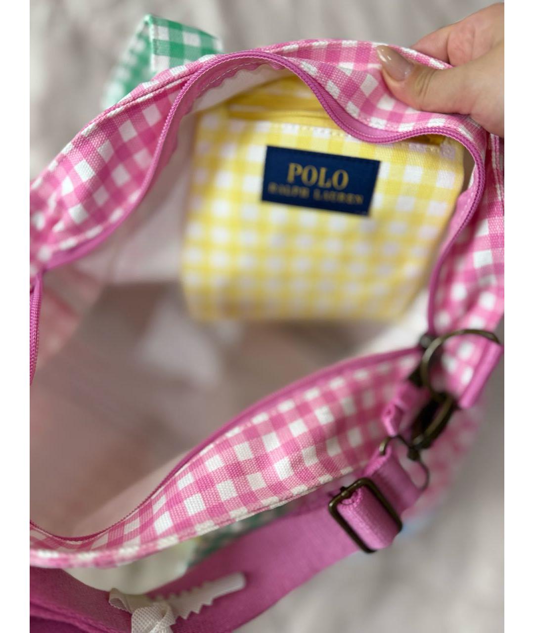 POLO RALPH LAUREN Мульти тканевая пляжная сумка, фото 4