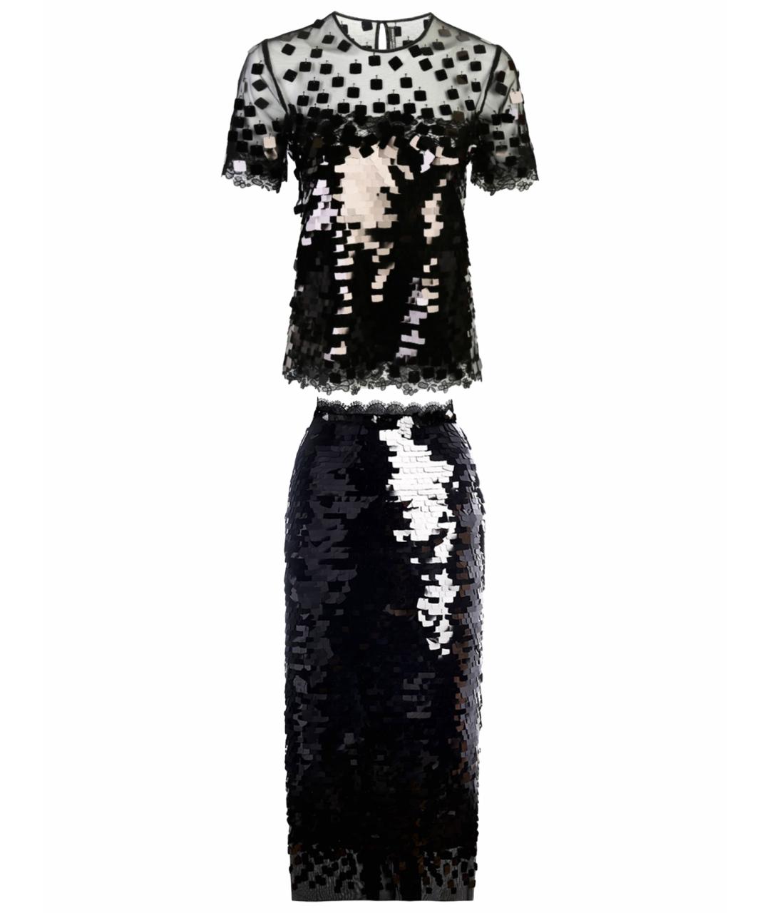 ERMANNO SCERVINO Черный полиамидовый костюм с юбками, фото 1