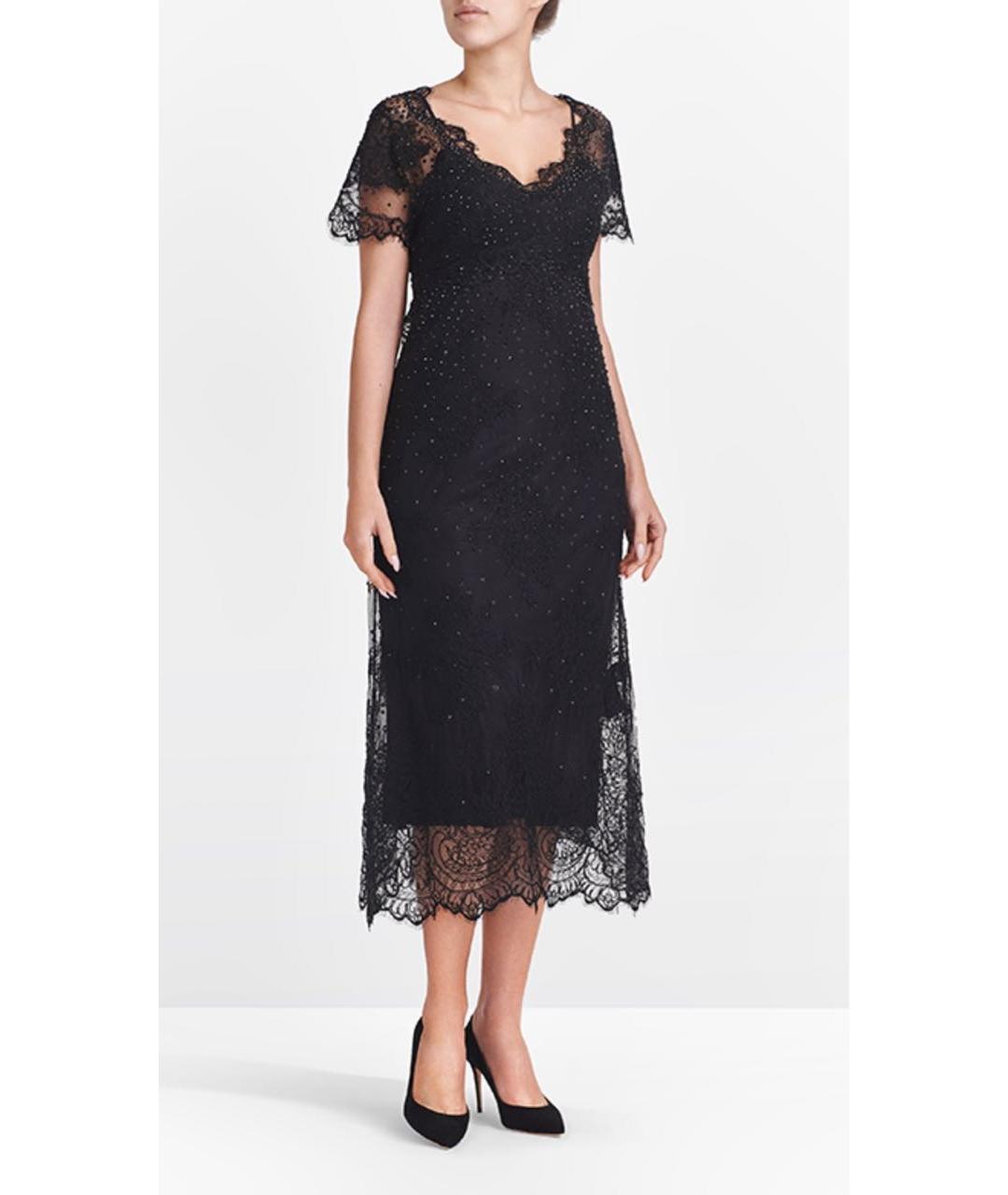 ERMANNO SCERVINO Черное вискозное вечернее платье, фото 2
