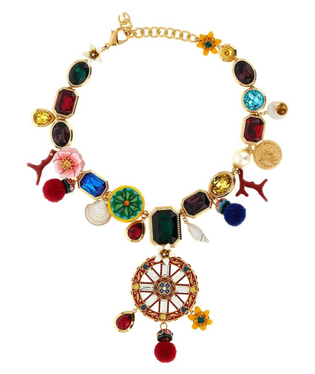 DOLCE&GABBANA Мульти металлическое колье, фото 1
