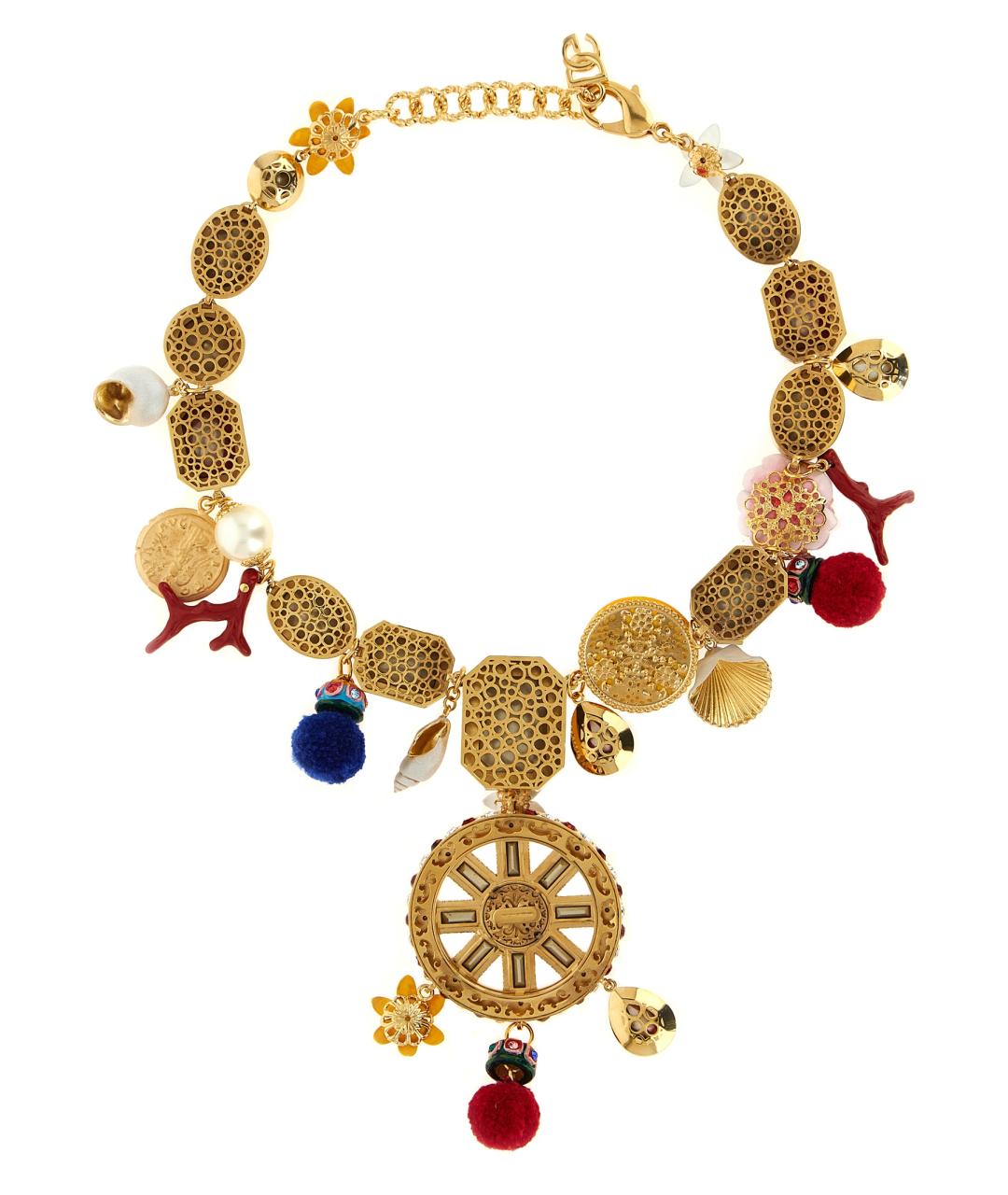 DOLCE&GABBANA Мульти металлическое колье, фото 2
