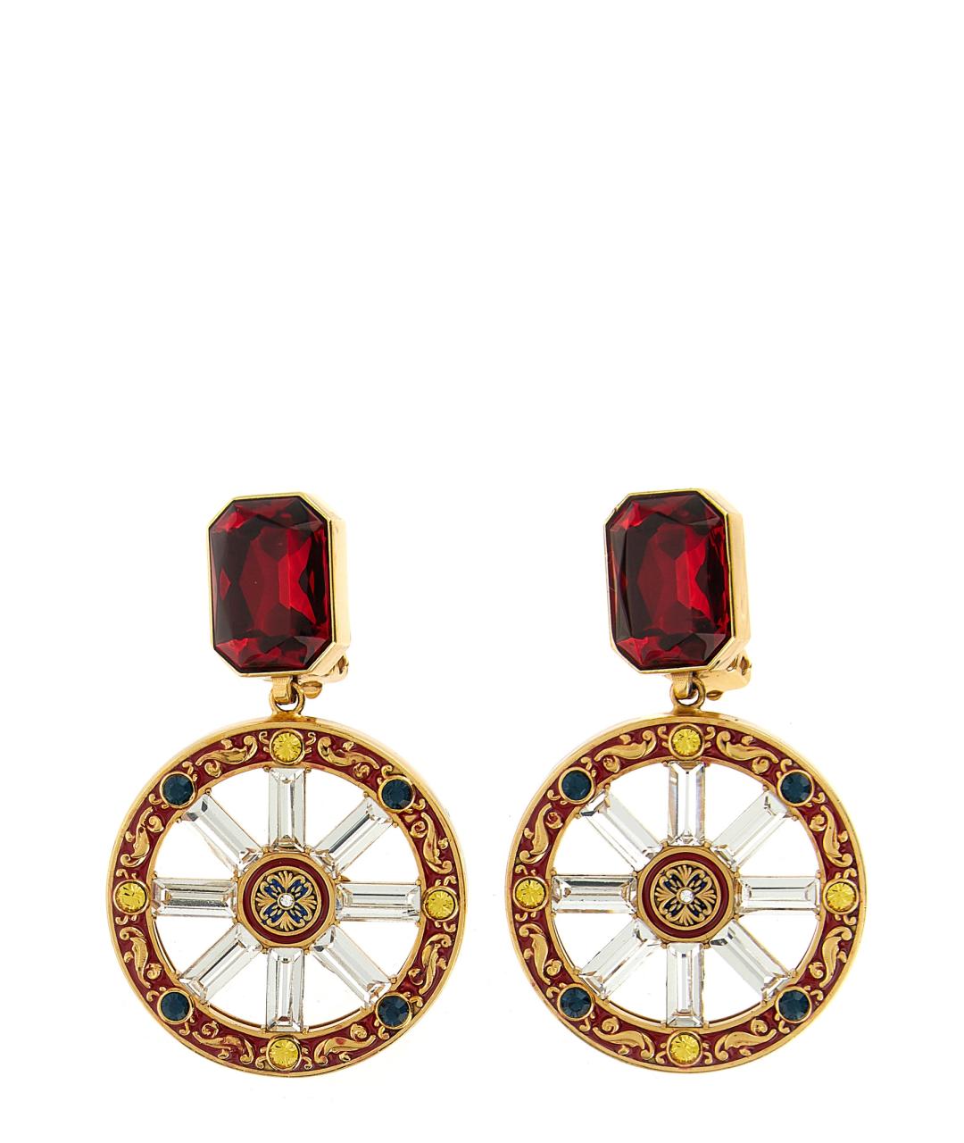 DOLCE&GABBANA Мульти металлические серьги, фото 1