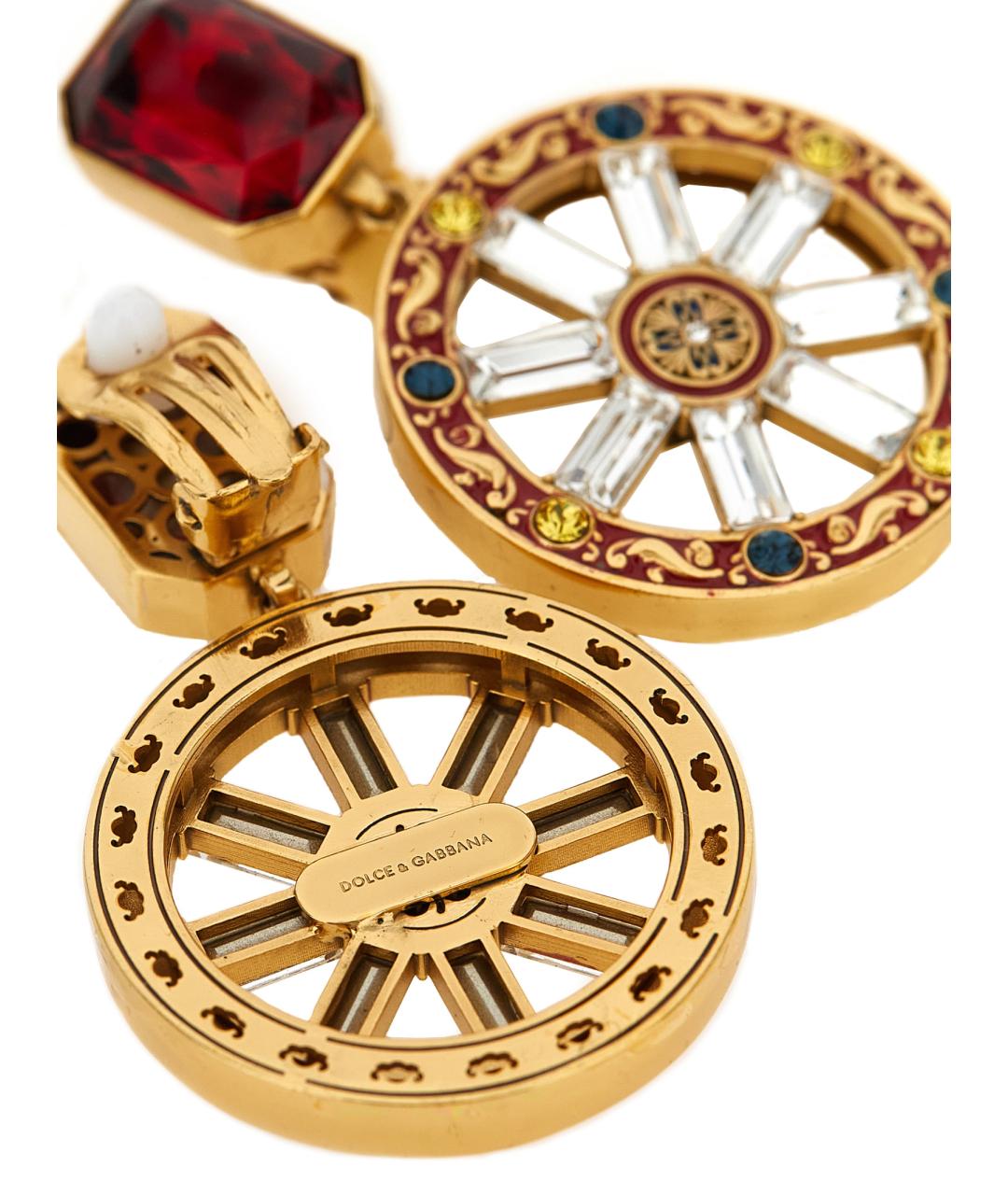 DOLCE&GABBANA Мульти металлические серьги, фото 3